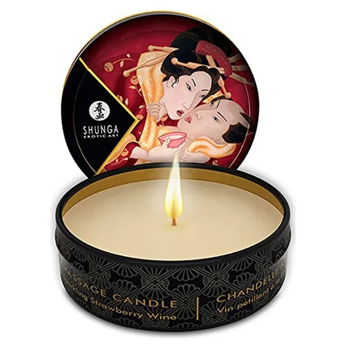 Shunga – Massage Kerze Sparkling Strawberry/Romance 30 ml