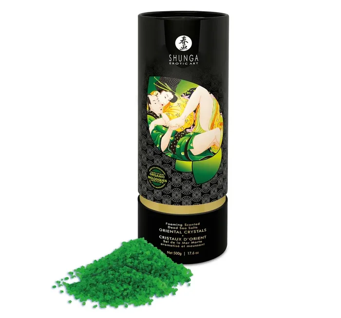 Shunga – Orientalische Kristalle Badesalz – Lotusblüte – 500 Gramm