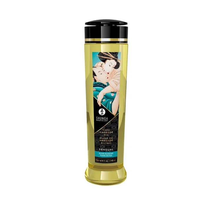 Shunga – Sensual/Island Blossoms Massageöl – 240 ml