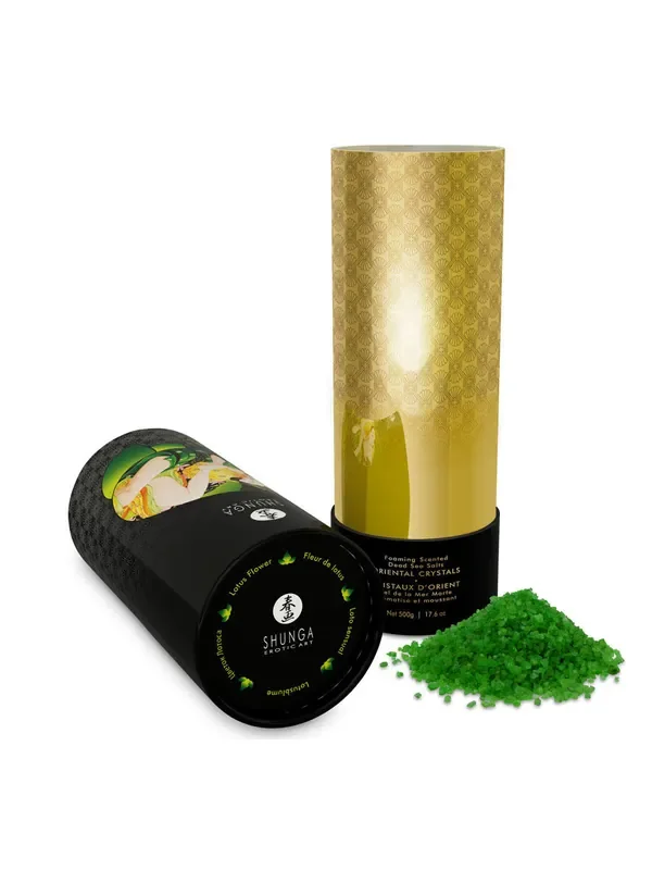 Shunga Oriental Crystal Bath Salts Badesalz Lotus Flower (500g)