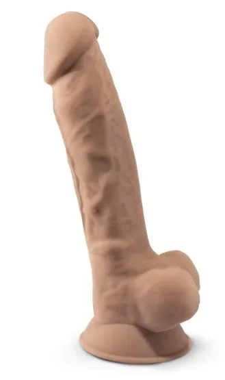 SILEXD Naturdildo mit Saugfuß (18,8 cm, Ø 3,8 cm)