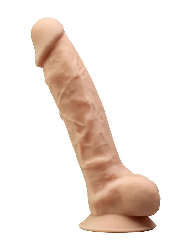 Silexd Vibration with LRS 8“ Model1: Vibro-Dildo, heller Hautton