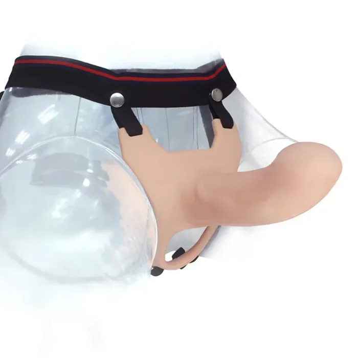 Silicone Hollow Penis Vibrating Strap On Fetish Fantasy