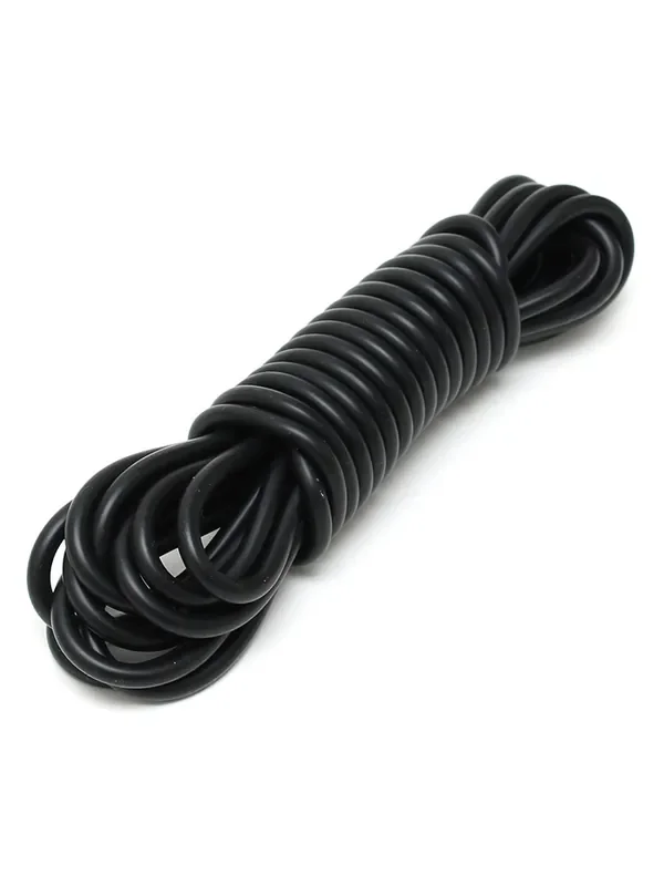 Silikon-Bondageseil, schwarz (6 m)
