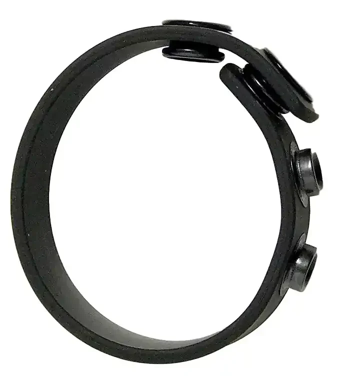 Silikon Cock Strap Schwarz