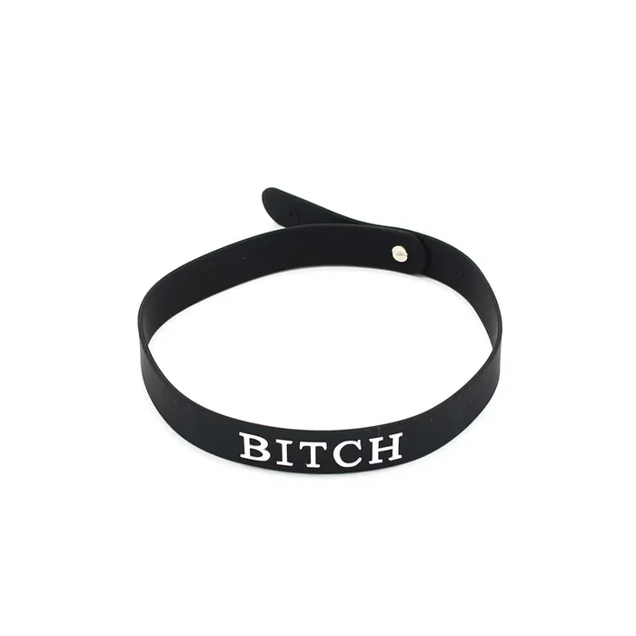 Silikon Halsband ‚Bitch‘