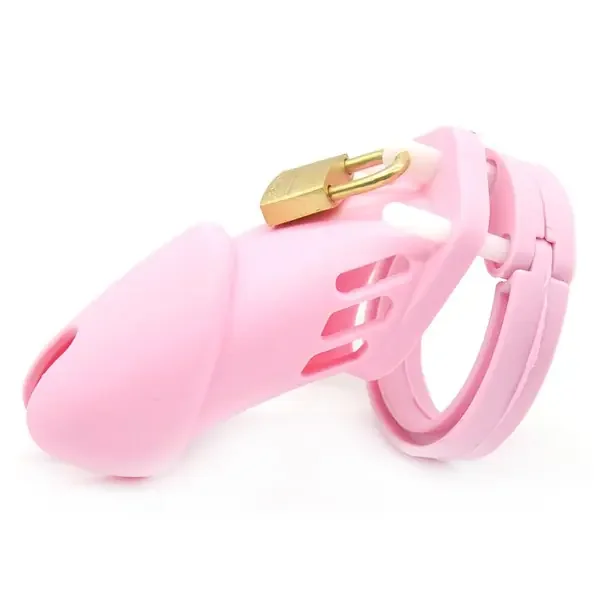 Silikon-Keuschheitsgürtel Bran 9 x 3cm Pink