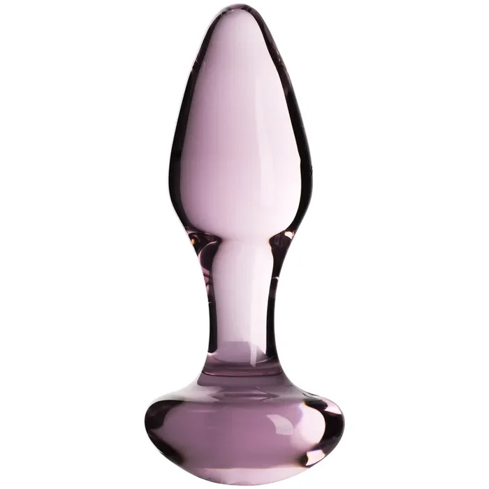 Sinful Rose Analplug aus Glas 10 cm