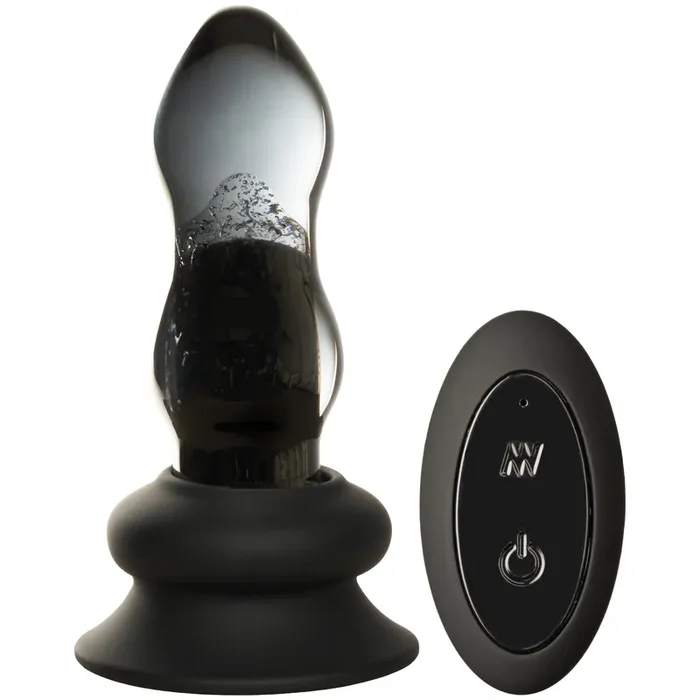 Sinful Vibe Analplug aus Glas mit Fernbedienung