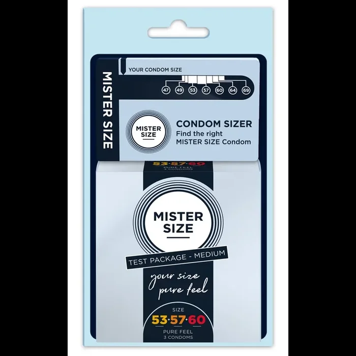 Size Kit Medium – Sizer Tool and 3 Condoms