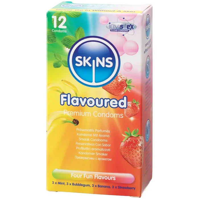 Skins Flavoured Kondome mit Geschmack 12 Stk