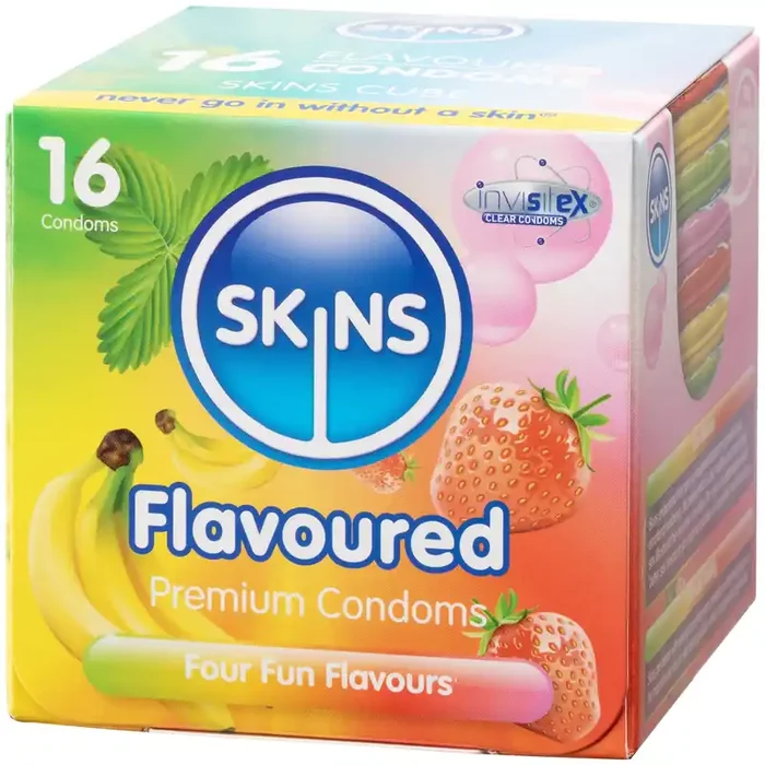 Skins Flavoured Kondome mit Geschmack 16 Stk