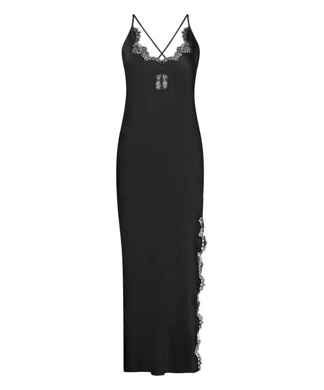Slipkleid Sophia – Schwarz