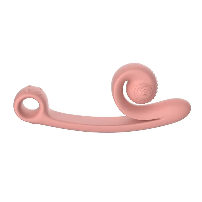 Snail Vibe Curve Duo Vibrator – Pfirsichrosa