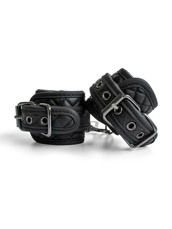 SODORRA Vegan + Neo Diamond Handfesseln, schwarz