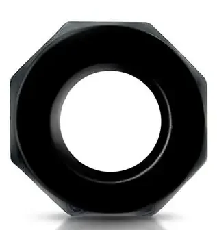 Soft Cockring Polygon Schwarz