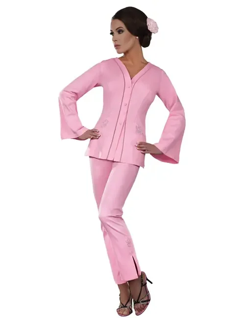 SORANA Morgenmantel LC 90026 rosa