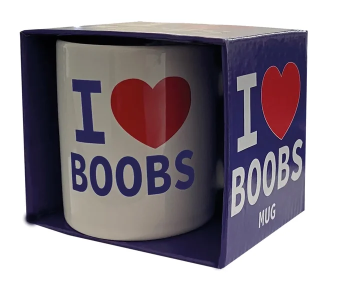 Spencer & Fleetwood Becher I love boobs