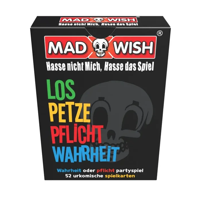 Spielkarten „Wahrheit oder Pflicht“ (52 Karten)
