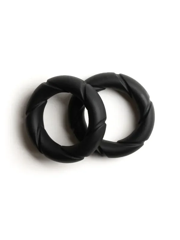 Sport Fucker Liquid Ready Cockring 2er-Pack, schwarz