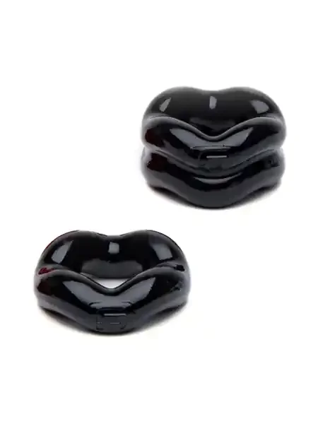 Sport Fucker Revolution Ring Stretch Combo Penis-/Hodenring 2er Set, schwarz