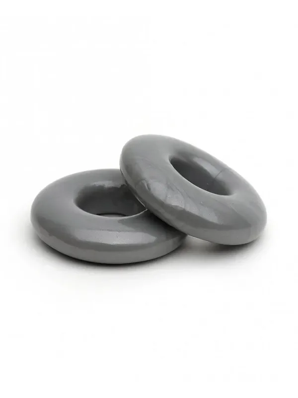 Sport Fucker Stacker Rings Cockring 2er Set, silber