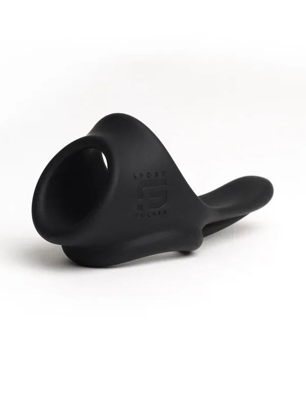 Sport Fucker Tailslide: Silikon-Cockring, schwarz