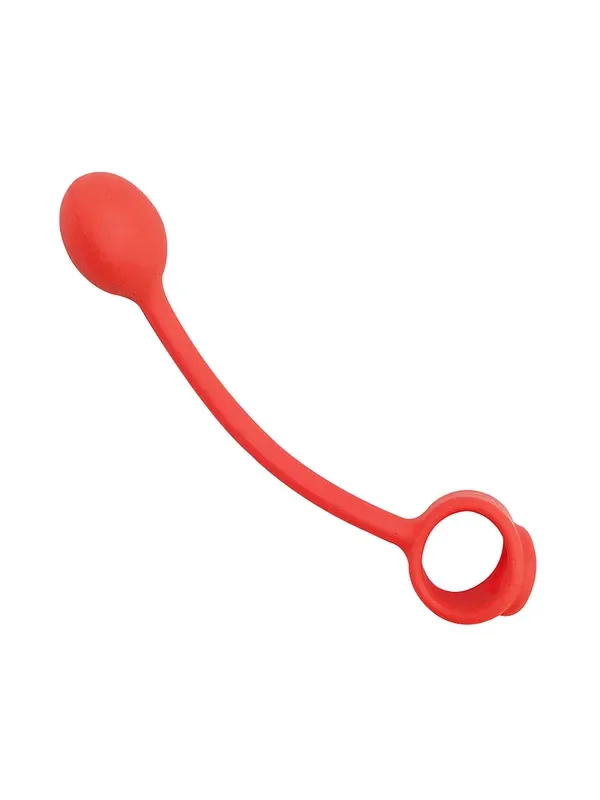 Sport Fucker Thunder Plug Asslock Penis-/Hodenring mit Analplug, rot