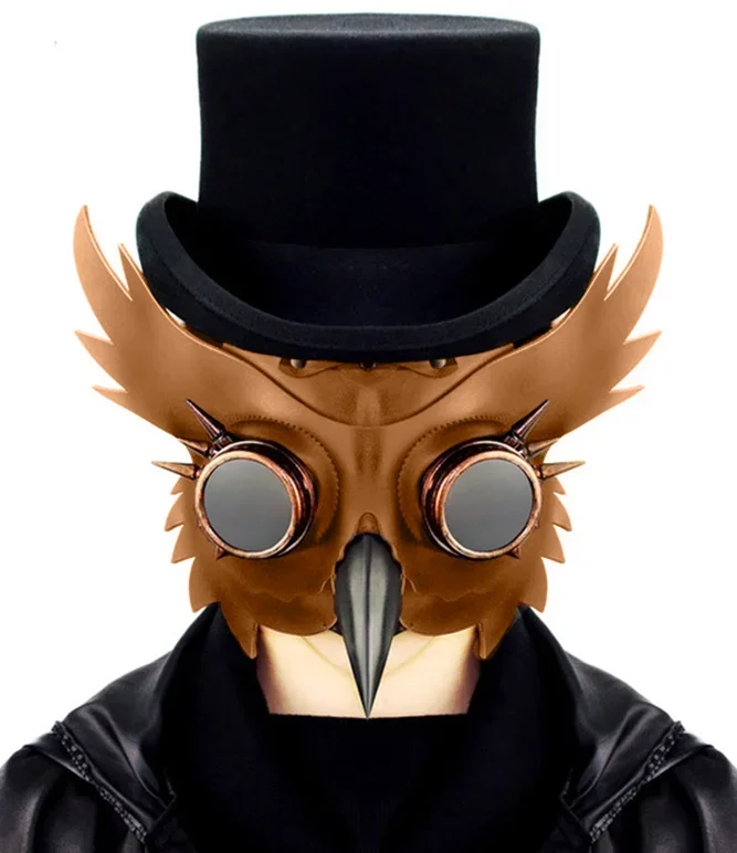 STEAMPUNK-Maske Eule
