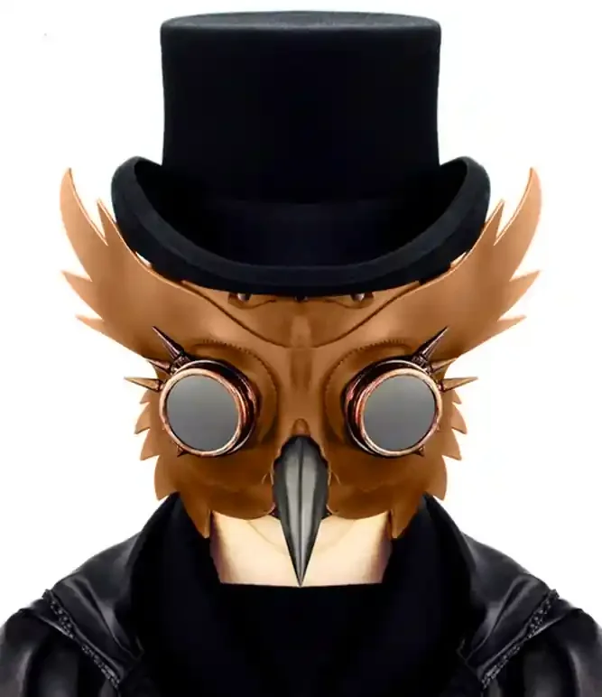 STEAMPUNK-Maske Eule