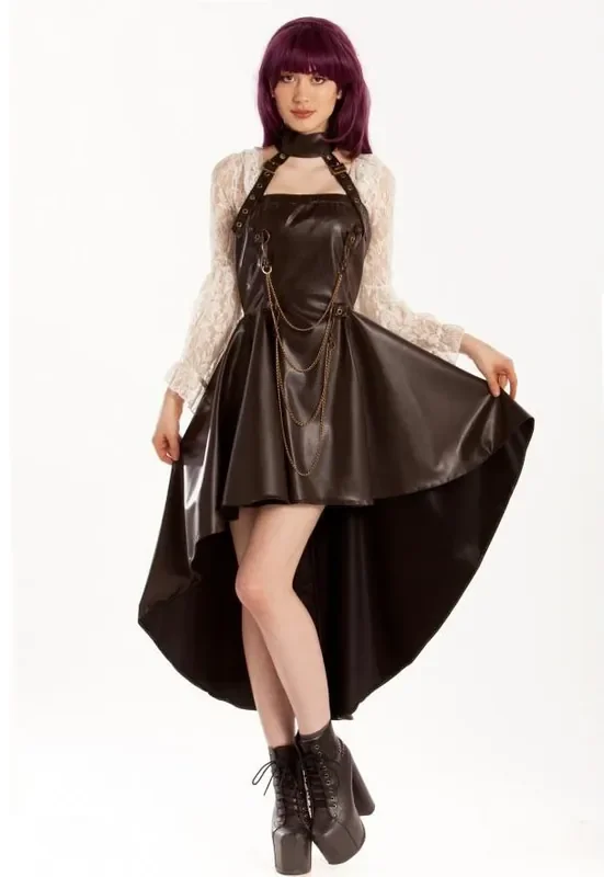 Steampunk Neckholderkleid