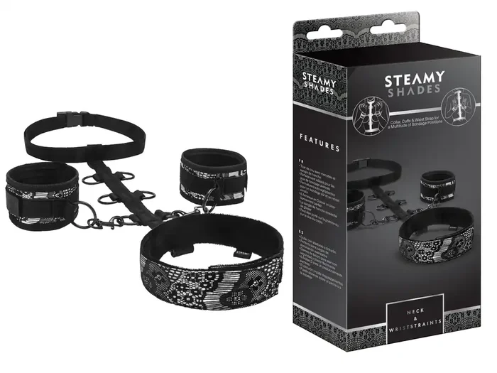 STEAMY SHADES Hals- und Handfesseln