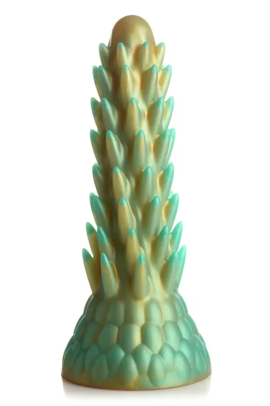 Stegosaurus Stacheliges Reptil Dildo – Grün