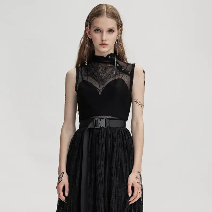 Stilvolles Gothic Top
