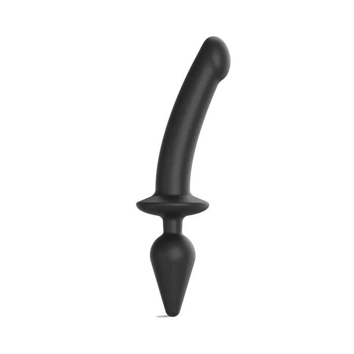 Strap-On-Me – Switch Plug-in Semi-Realistic Dildo Black L