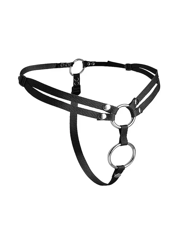 Strap U Unity Strap-On Harness für 2 Dildos, schwarz
