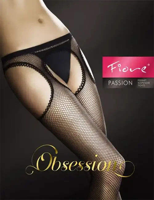 Straps-Strumpfhose PASSION schwarz