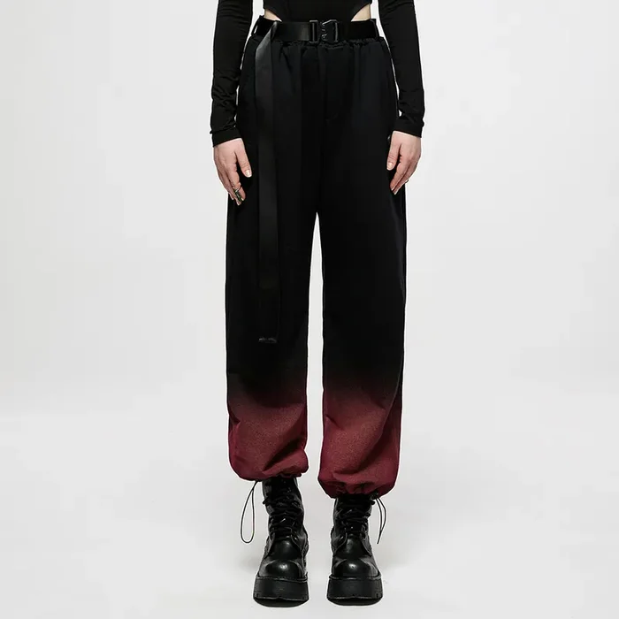 Streetwear-inspirierte, weite Hose mit Farbverlauf