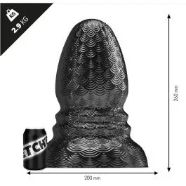 Stretch’r Buttplug Ripple XL – Schwarz