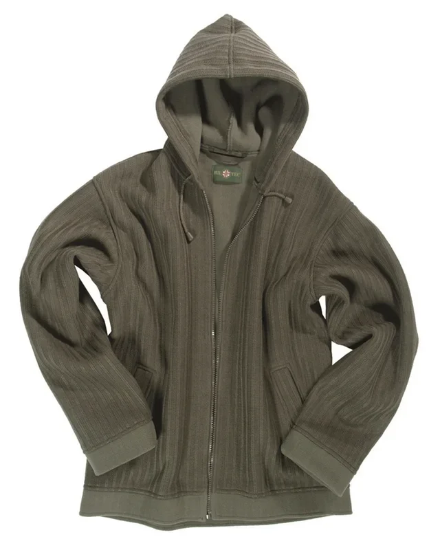 Strickjacke mit Kapuze
