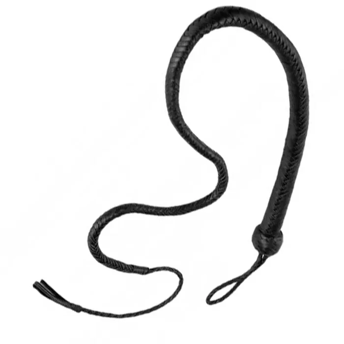 Strict Leather Bullenpeitsche aus Leder 122 cm