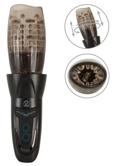 Stroker Rotating Masturbator mit Vibration und Stoßfunktion