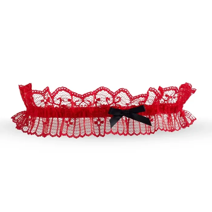Strumpfhalter – rot