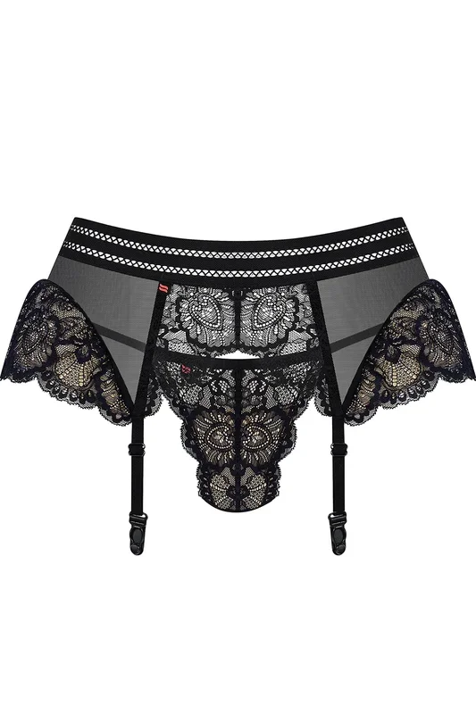 Strumpfhaltergürtel mit T-String