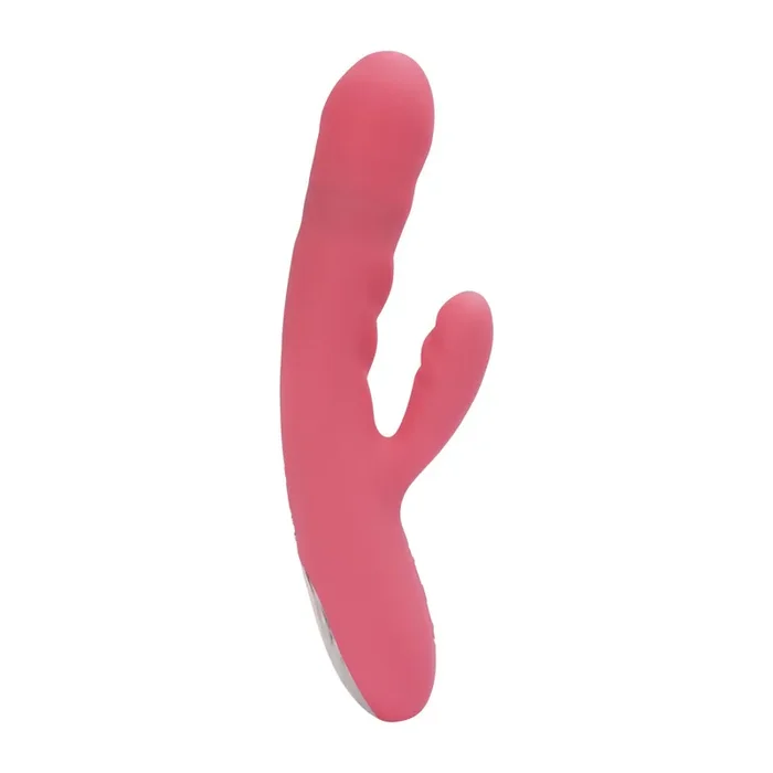 SVAKOM – Avery Stoßender Rabbit Vibrator – Erdbeerrosa