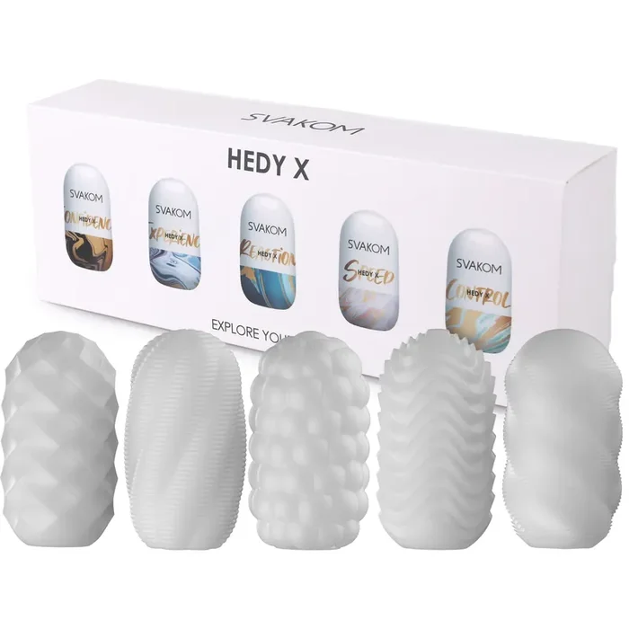 SVAKOM – Hedy X Masturbator – Gemischte Textur – 5 Stück