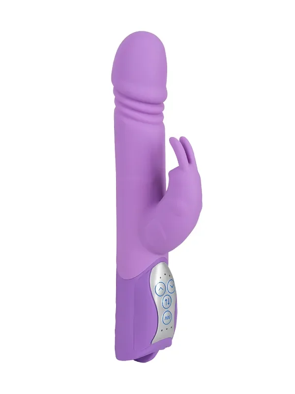 Sweet Smile Push Bunnyvibrator mit Stoßfunktion, lila