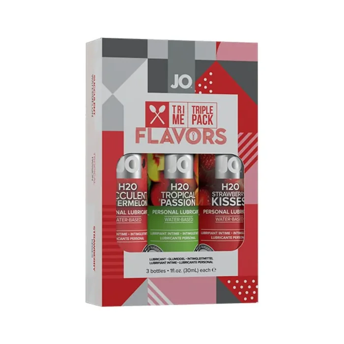 System JO – Flavoured-Gleitmittel-Set – 3 x 30 ml