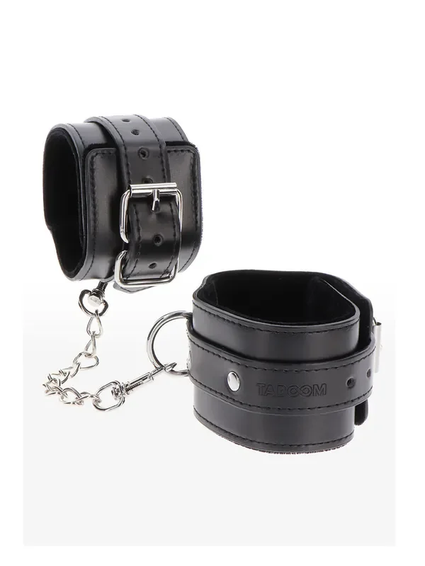 TABOOM Ankle Cuffs Kunstleder-Fußfesseln, schwarz