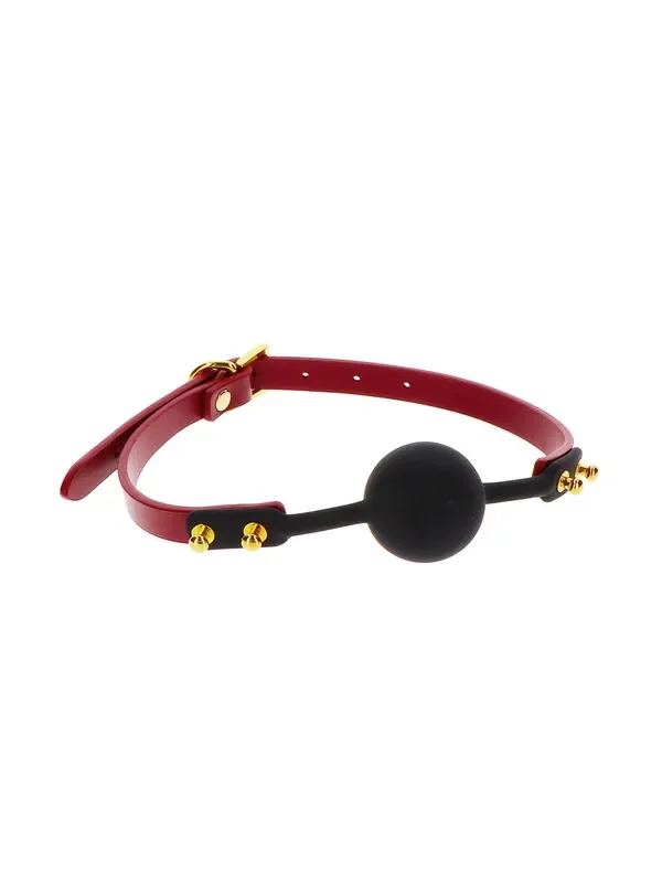 TABOOM Bondage Ball Gag Mundknebel, rot